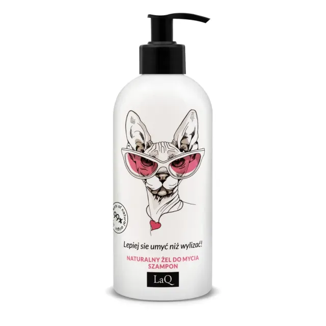 LaQ Cat gel douche shampoing 2 en 1 300ml floral fruity