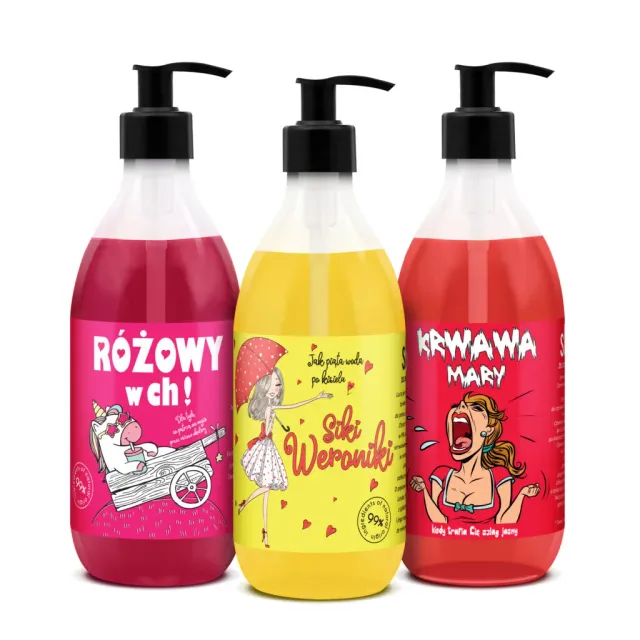 LaQ Shots Clean-Pack coffret 3 gels douche 3x500 ml femme