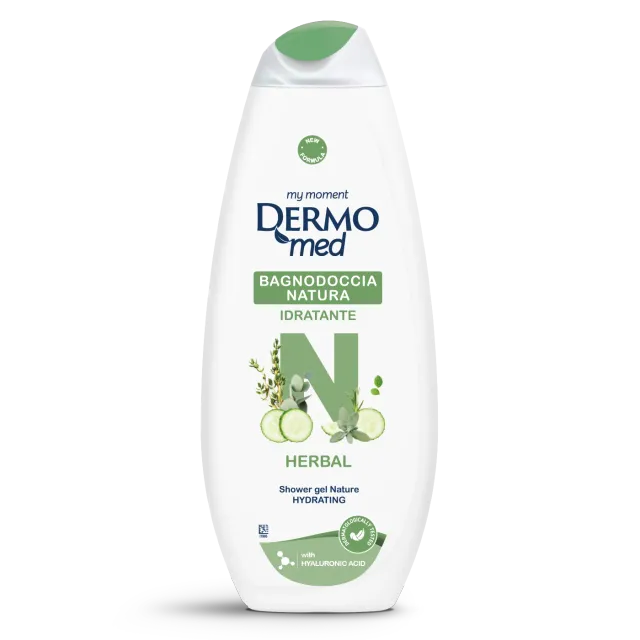 Dermomed Natura Herbal gel douche hydratant