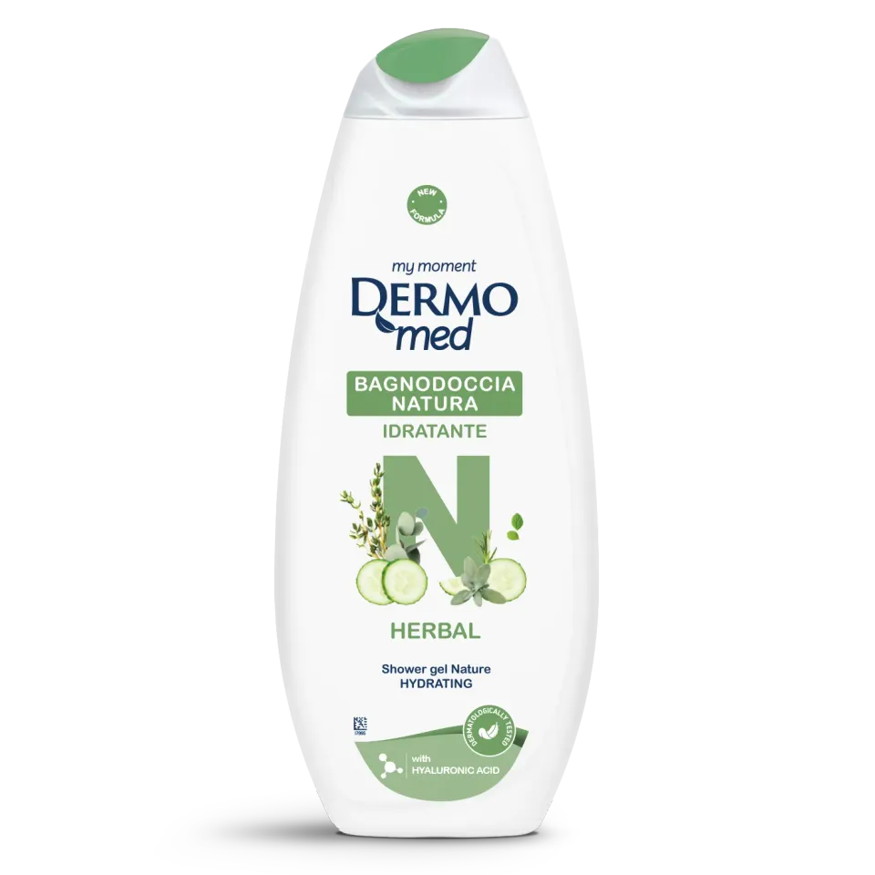 Dermomed Natura Herbal gel douche hydratant