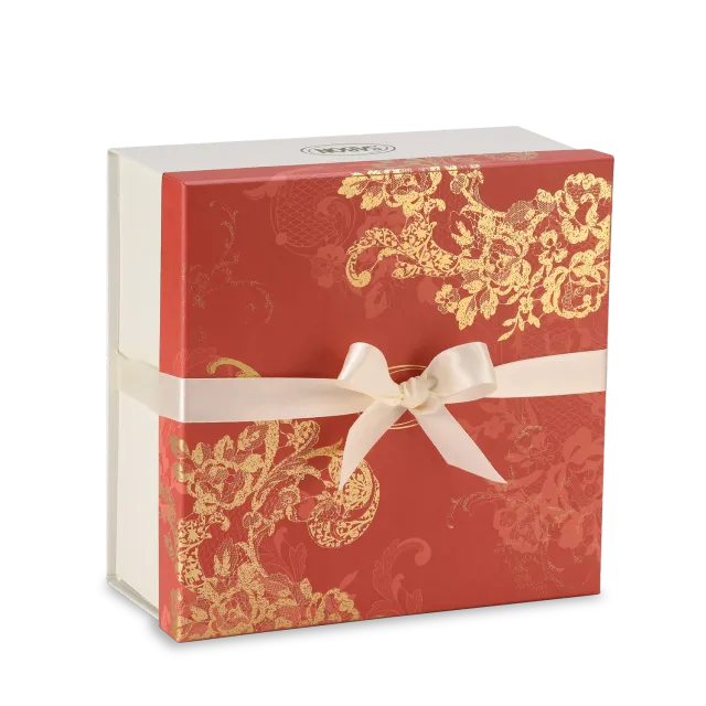 Sabon boîte cadeau L rouge vide huile gommage lait
