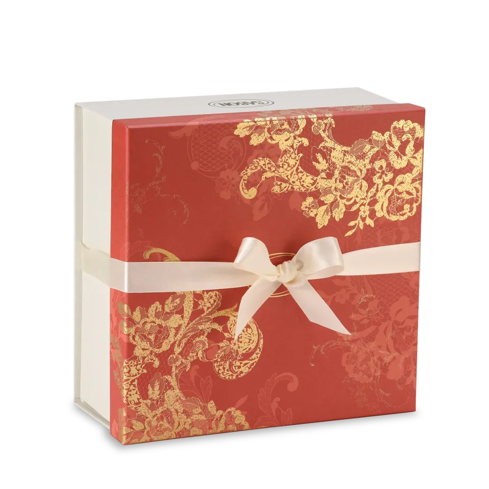 Sabon boîte cadeau L rouge vide huile gommage lait