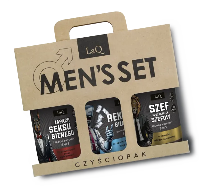 LaQ Ich Troje coffret 3 gels douche homme 3x500 ml parfumés