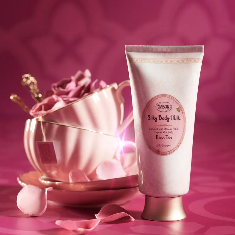 Sabon Rose Tea lait corps 200 ml soyeux