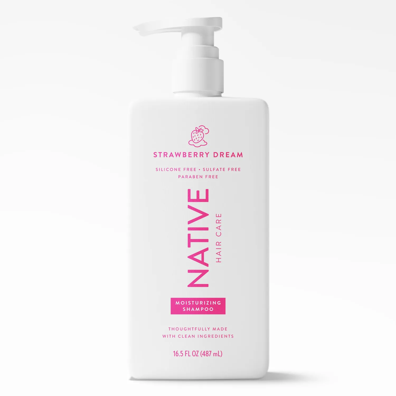 NATIVE Moisturizing Shampoing Coco Vanille 16.5oz hydratant