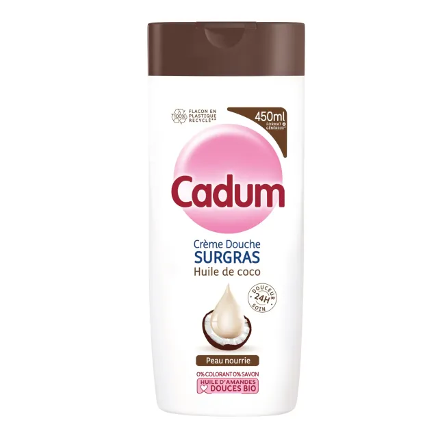 Cadum Surgras Coco crème douche 450ml soin 24h