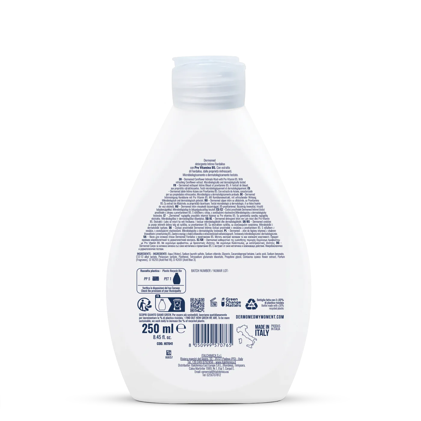 Dermomed Fiordaliso gel intime bleuet quotidien