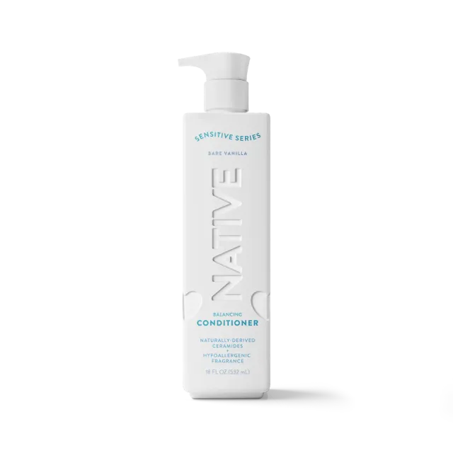 Native Sensitive après-shampoing bare vanilla 18oz peau sensible