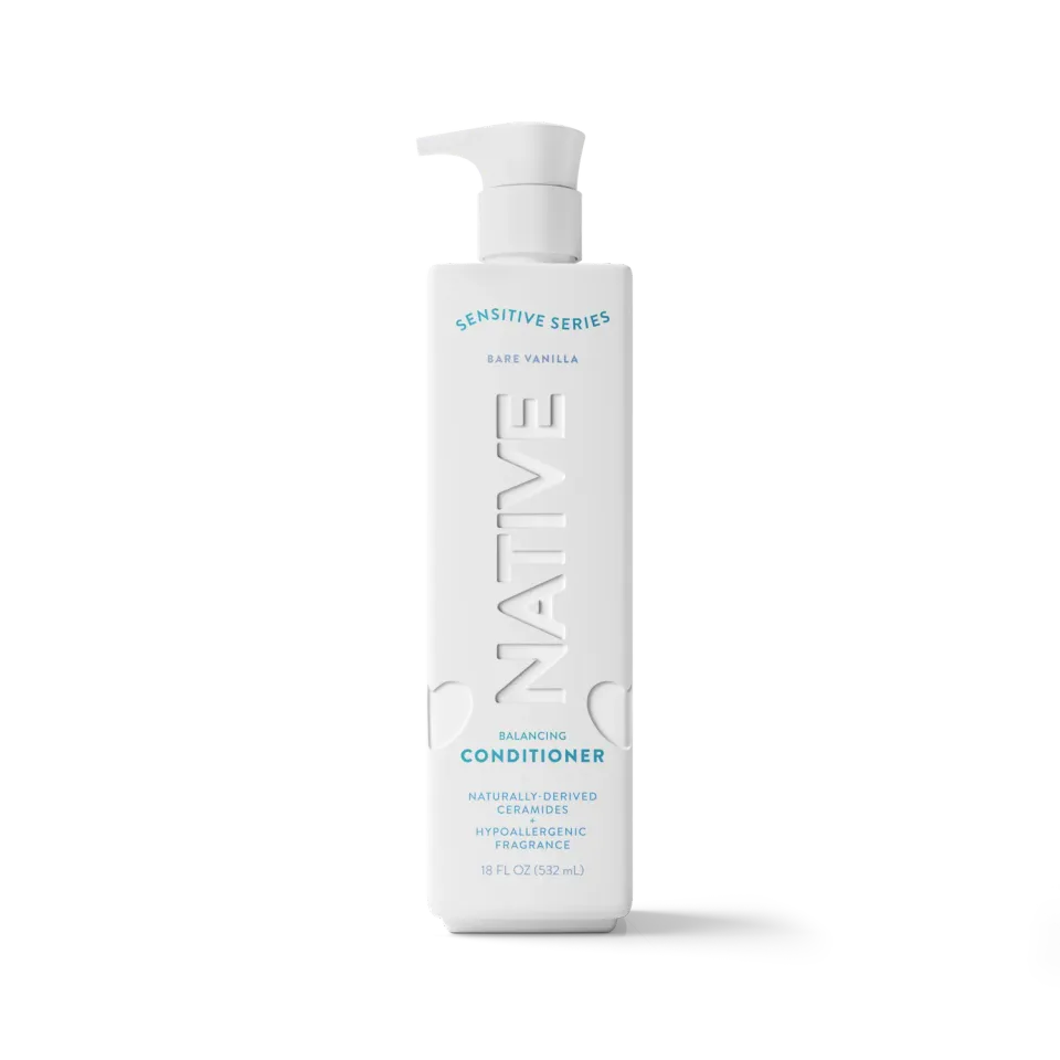 Native Sensitive après-shampoing bare vanilla 18oz peau sensible