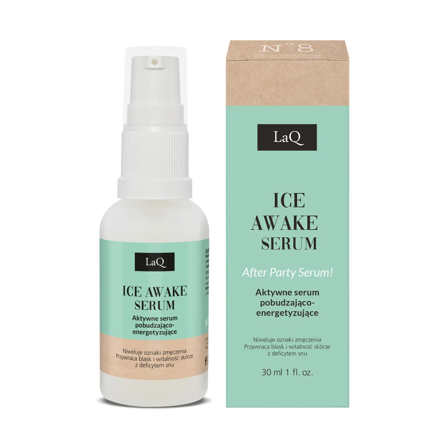 LaQ Ice Awake sérum visage 30 ml menthe concombre