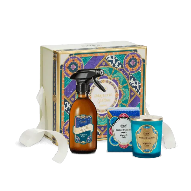 Sabon Majestic Gala coffret maison brume et bougie