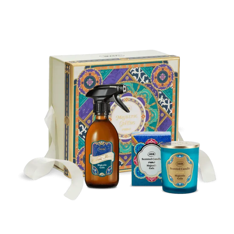 Sabon Majestic Gala coffret maison brume et bougie