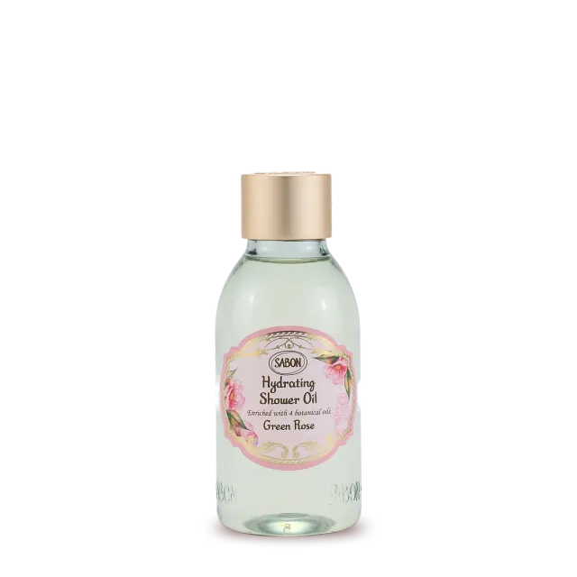 Sabon Green Rose huile de douche 100ml hydratante rose
