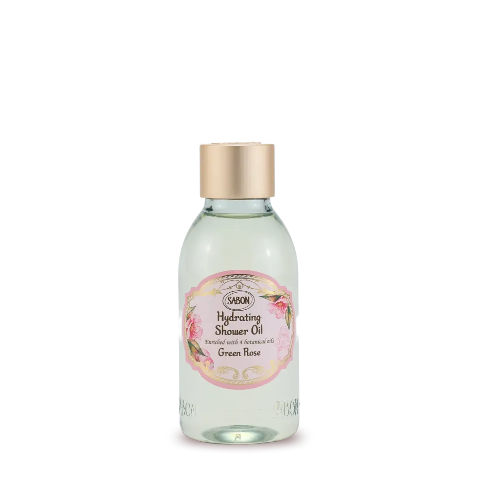 Sabon Green Rose huile de douche 100ml hydratante rose