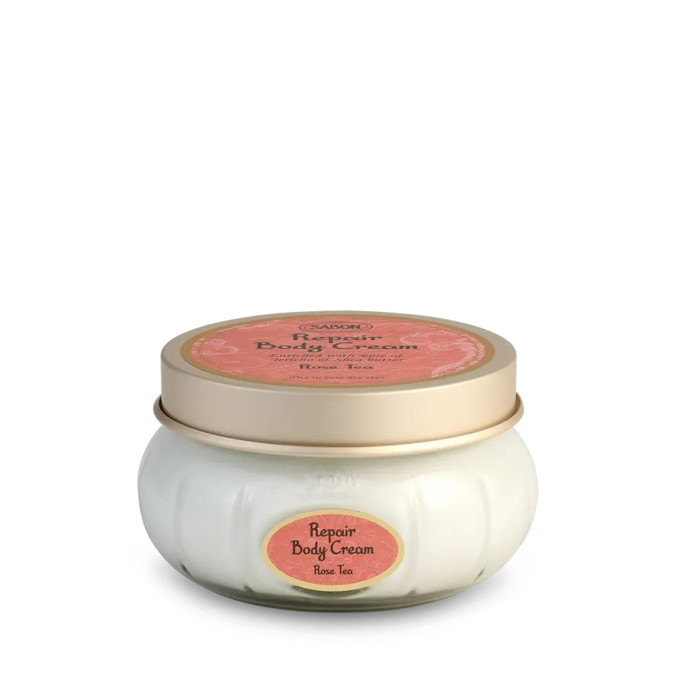 Sabon Rose Tea crème corps 200ml réparatrice