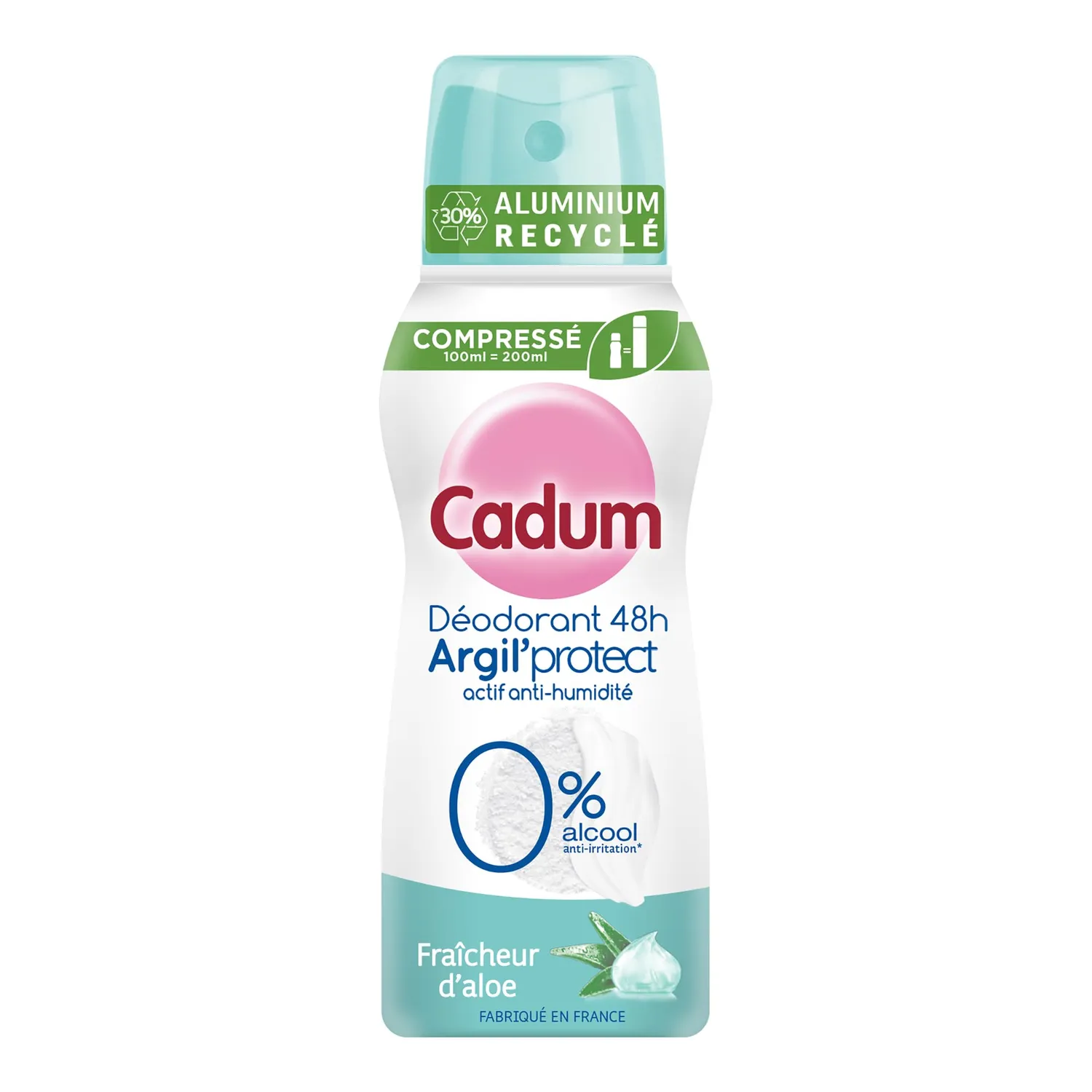 Bébé Cadum Argil'Protect déodorant 48h pivoine 6x200 ml