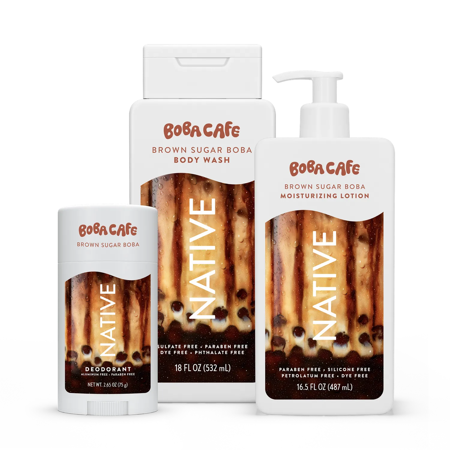 Native Daily Body Trio 3 gels douche Coconut Vanilla