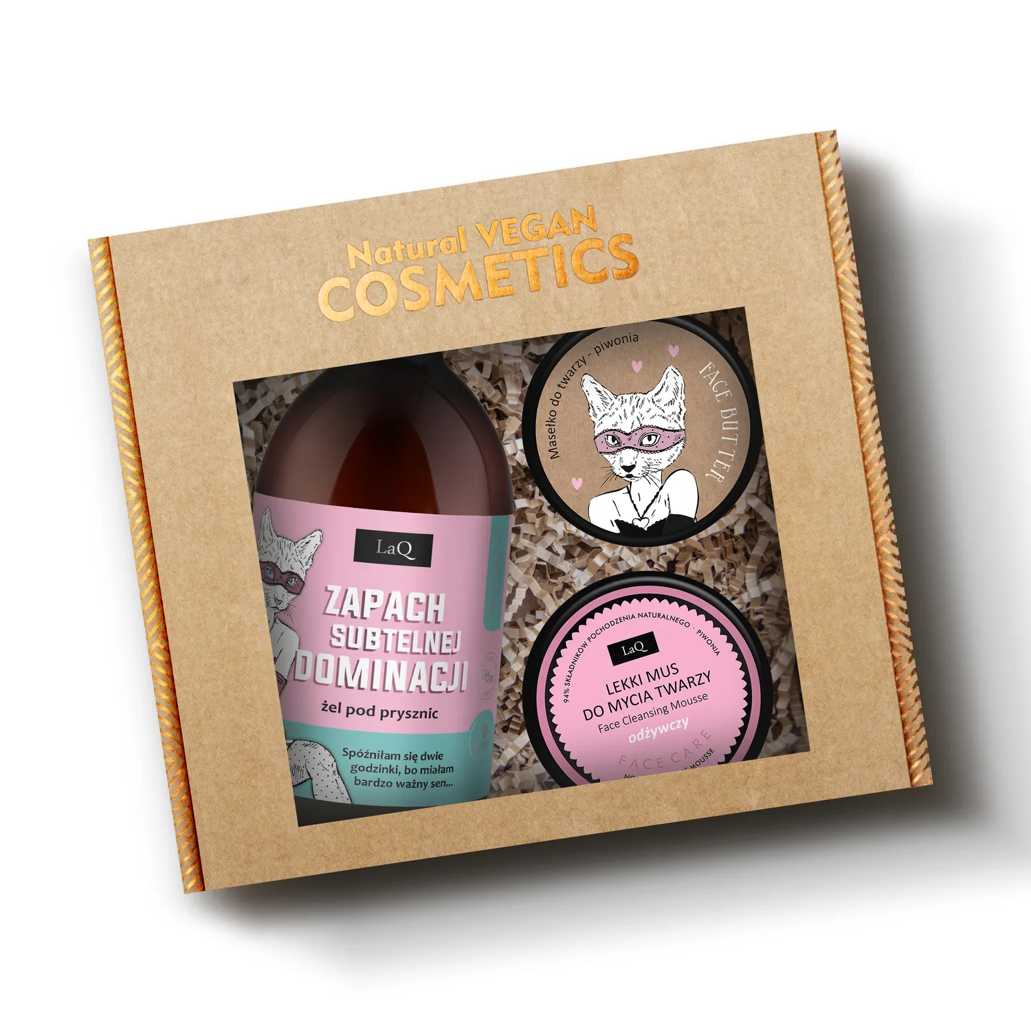 LaQ Save Face Pivoine coffret soin 3 pièces floral