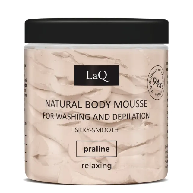 LaQ Praline mousse lavante épilation 100 g 3 en 1