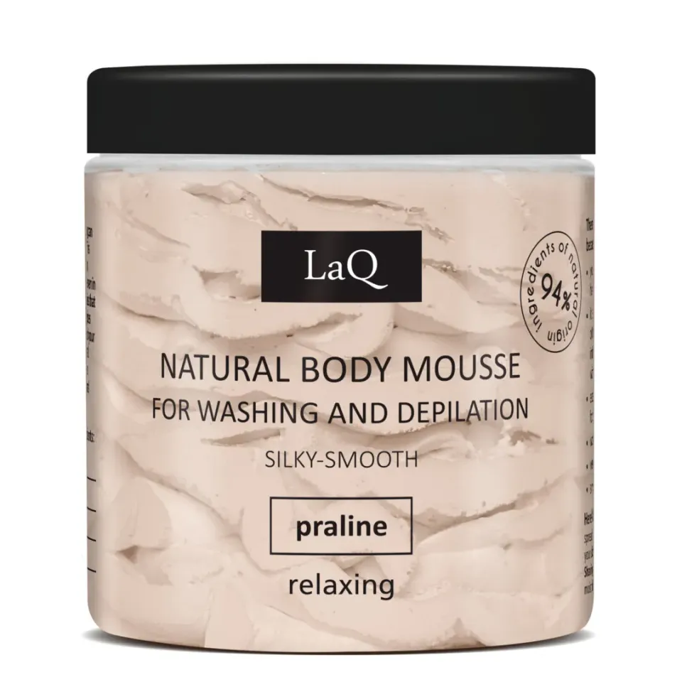 LaQ Praline mousse lavante épilation 100 g 3 en 1