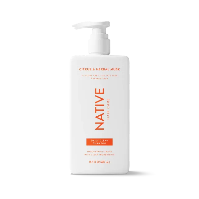Native Daily Clean shampoing Citrus Herbal Musk 488 ml