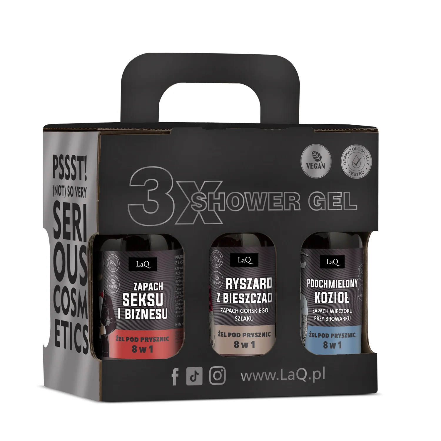 LaQ Samcza Paczka coffret 6 gels homme 6x100ml découverte