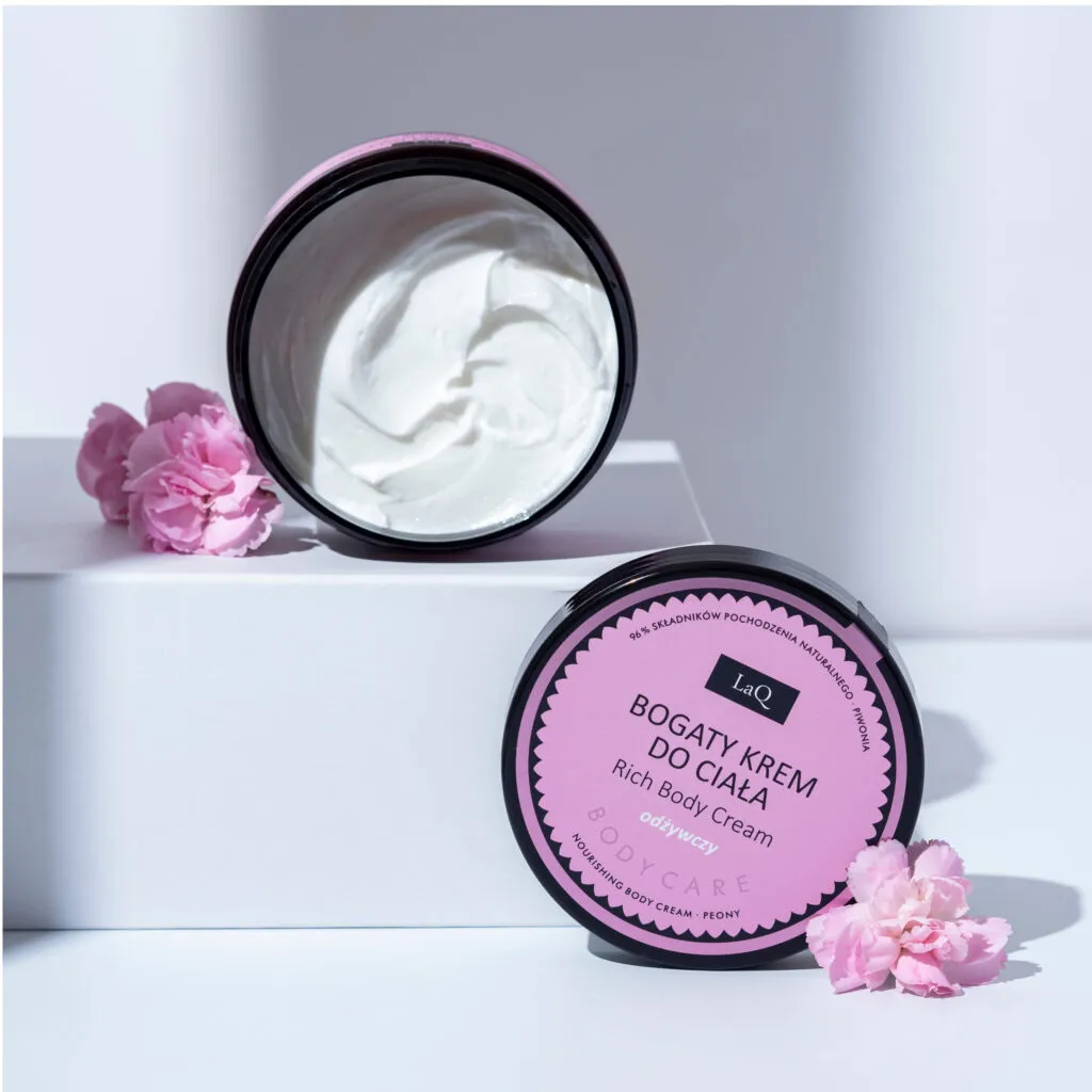 LaQ Peony crème corps riche 200 ml pivoine