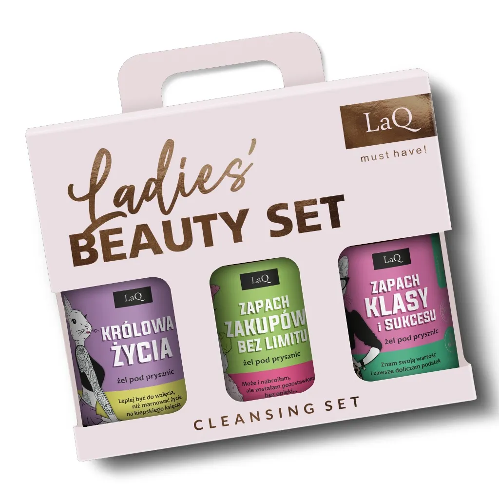 LaQ Feminine Power coffret 3 gels douche femme 3x500 ml