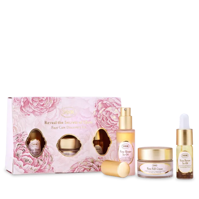 Sabon Kit Découverte soin visage rose 10ml+9ml+15ml