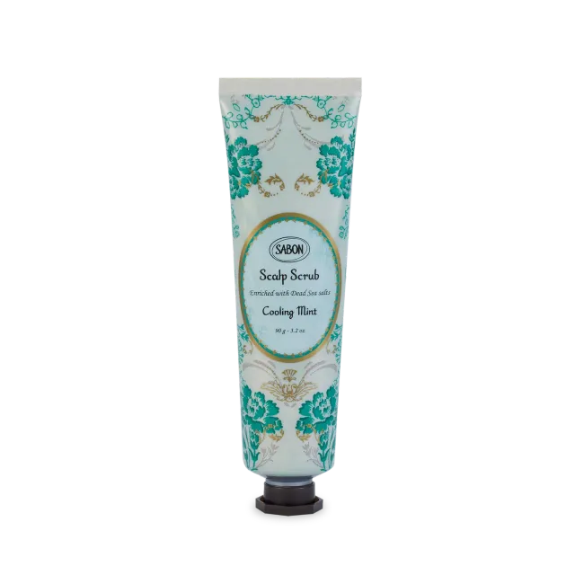 Sabon gommage cheveux menthe rafraîchissante 90g purifiant