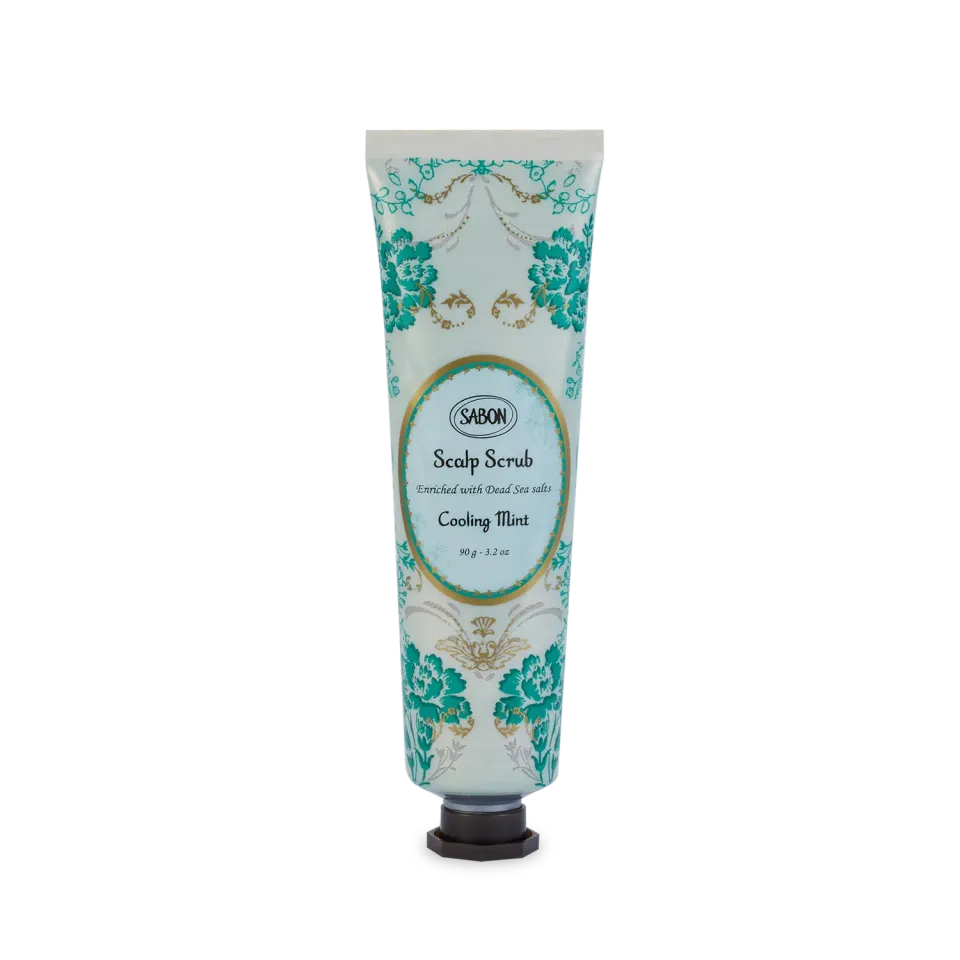 Sabon gommage cheveux menthe rafraîchissante 90g purifiant