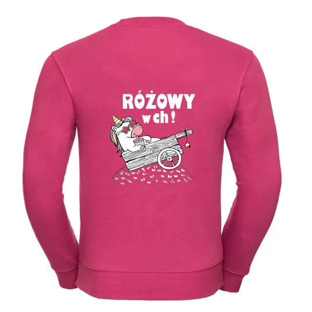 LaQ Shots Różowy w Ch sweat unisexe rose coton 280g