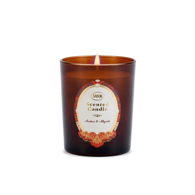 Sabon Amber Myrrh bougie parfumée 40 h