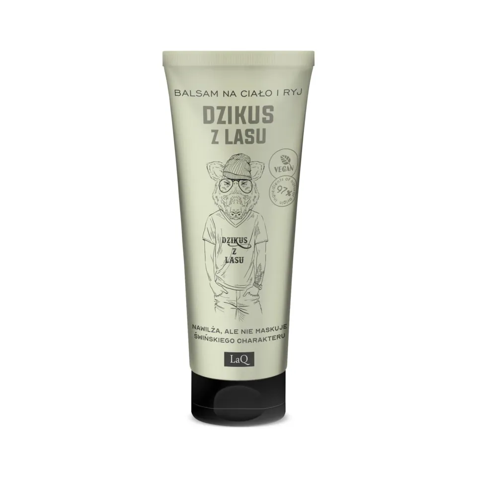 LaQ Dzikus z Lasu lait corps homme 200 ml chêne et chanvre