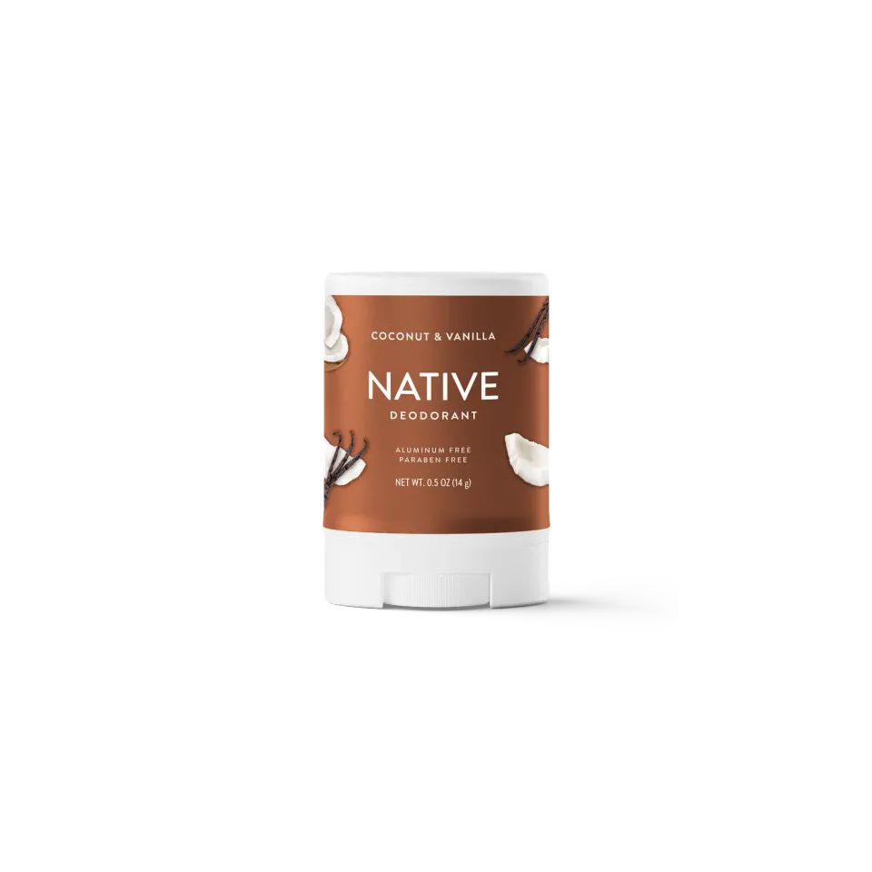 Native Mini Déodorant Stick Coconut Vanilla 0.5oz