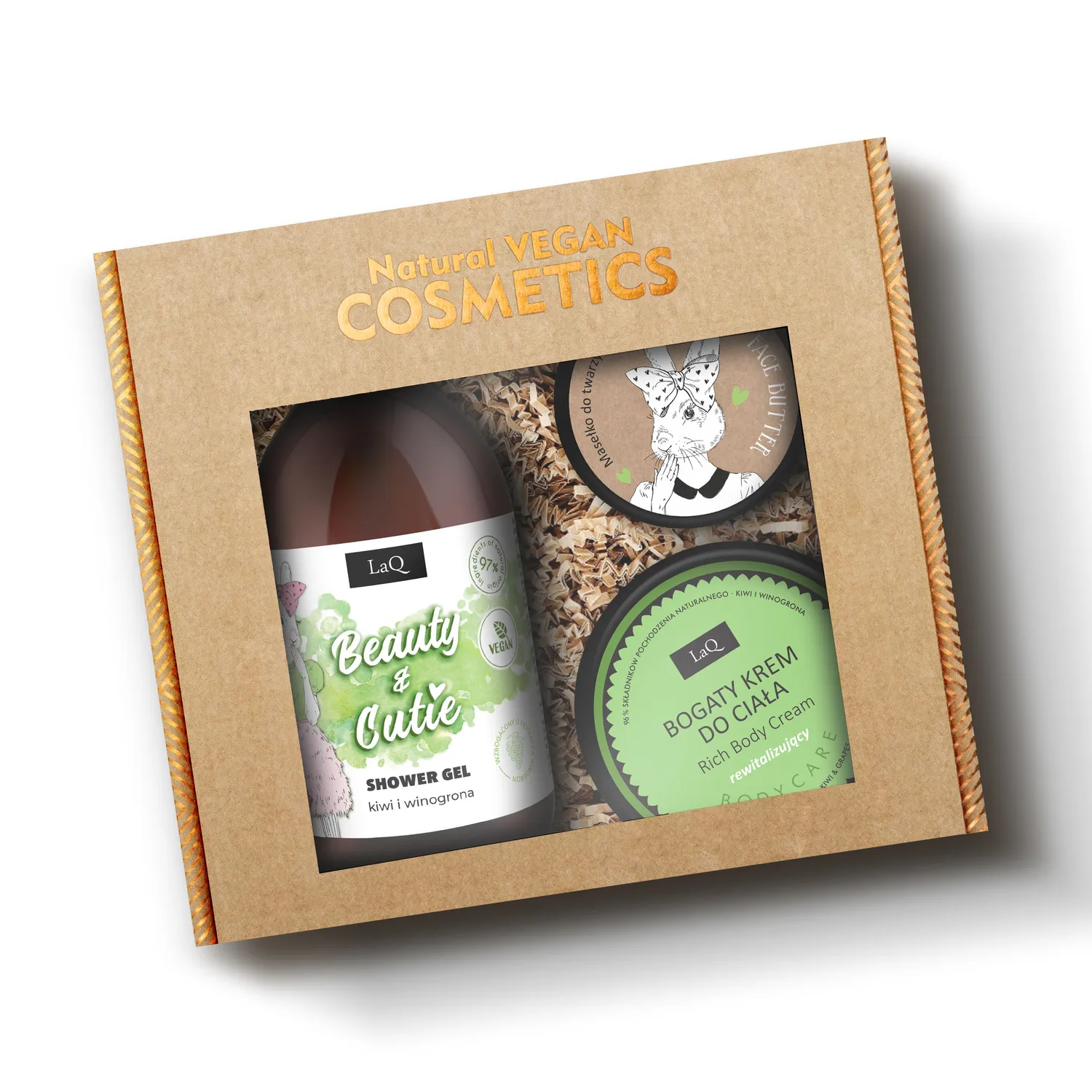 LaQ Save Face Kiwi Raisin coffret soin 3 pièces fruité