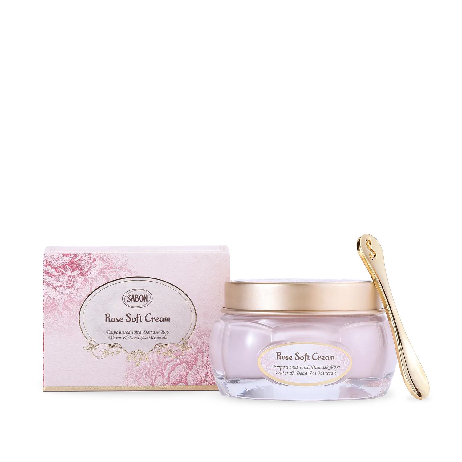 Sabon Crème Soyeuse Rose de Damas 80ml visage éclat