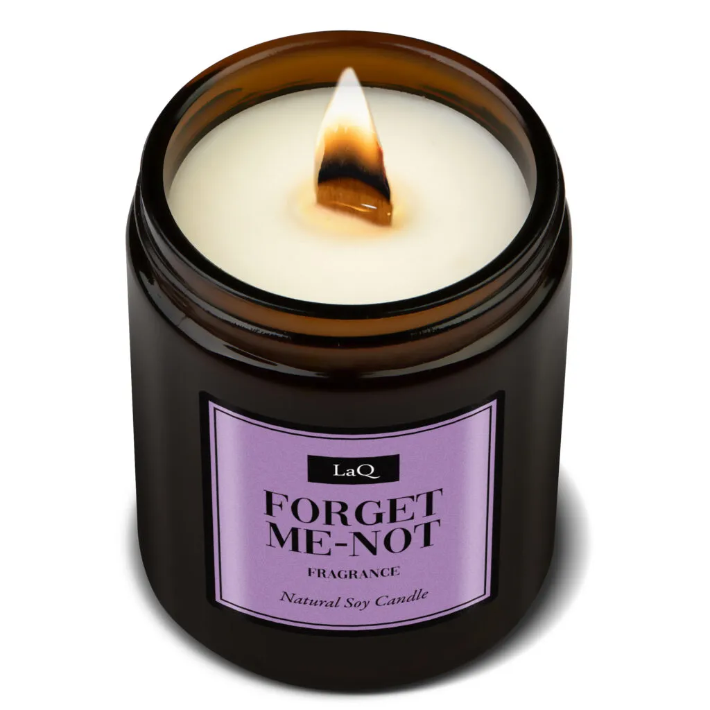 LaQ Forget-Me-Not bougie massage soja myosotis 180 ml