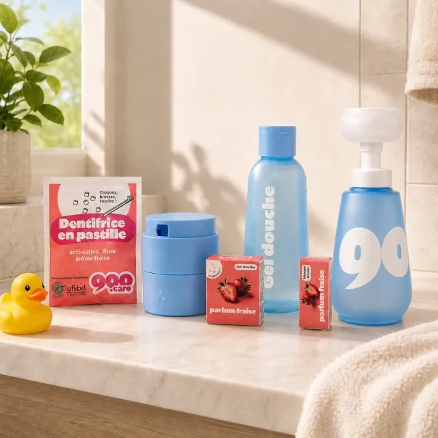 900.care Pack Kids gel douche enfant ludique