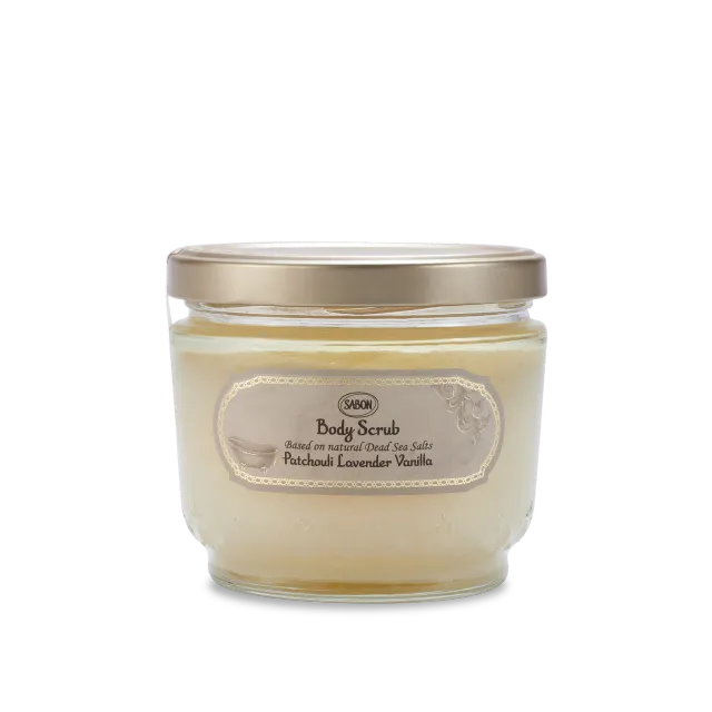 Sabon Patchouli Lavender Vanilla gommage corps 600g grand