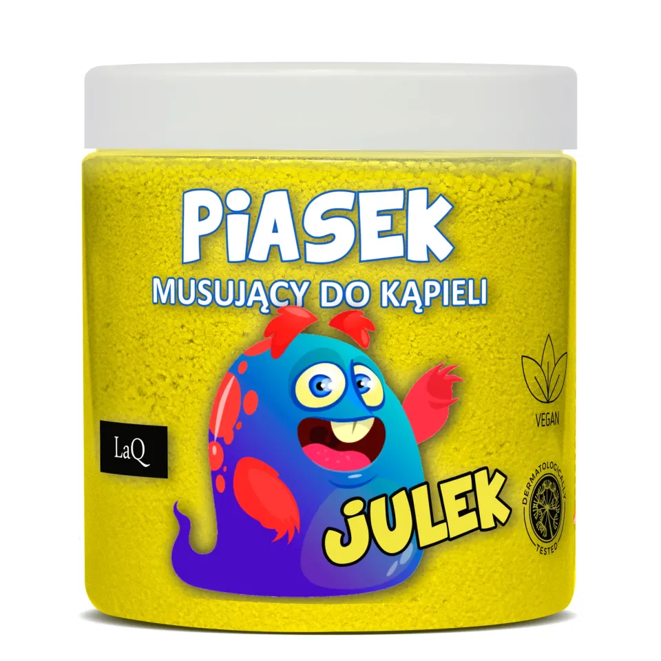 LaQ Julek sable de bain effervescent enfant 190 g banane