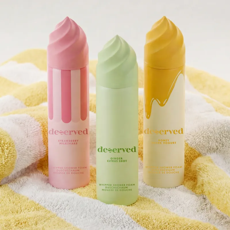 DESERVED Ginger Citrus Shot mousse douche agrumes