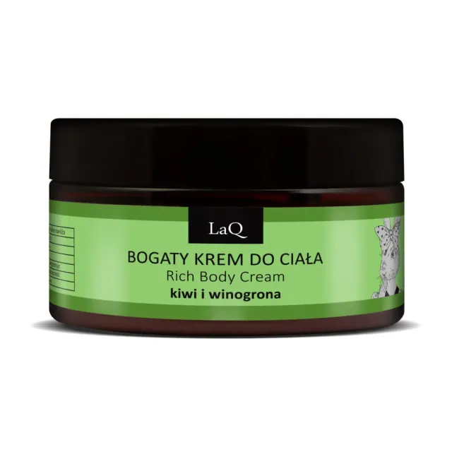 LaQ Kiwi & Grape crème corps 200 ml nourrissante