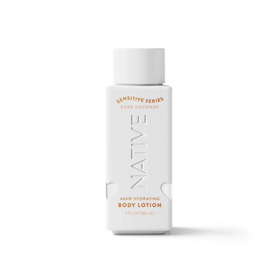 Native Sensitive Mini Lait Corps Coco 3oz Voyage