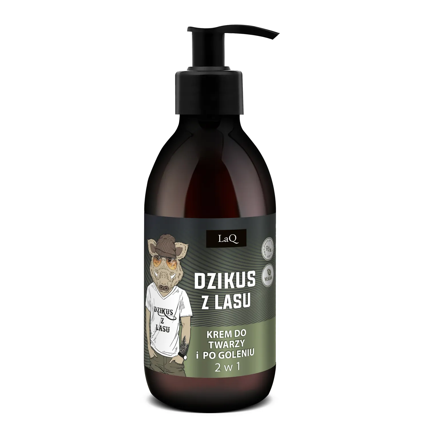 LaQ Dzikus Z Lasu coffret homme gel shampoing crème
