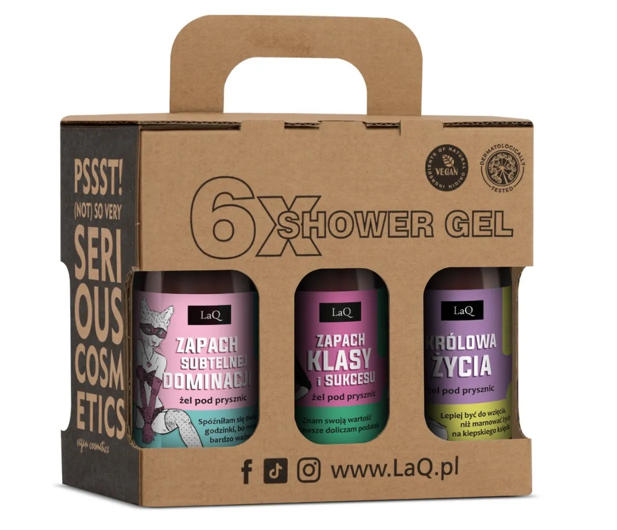 LaQ Piekna i Bestia coffret duo 6 gels 100 ml