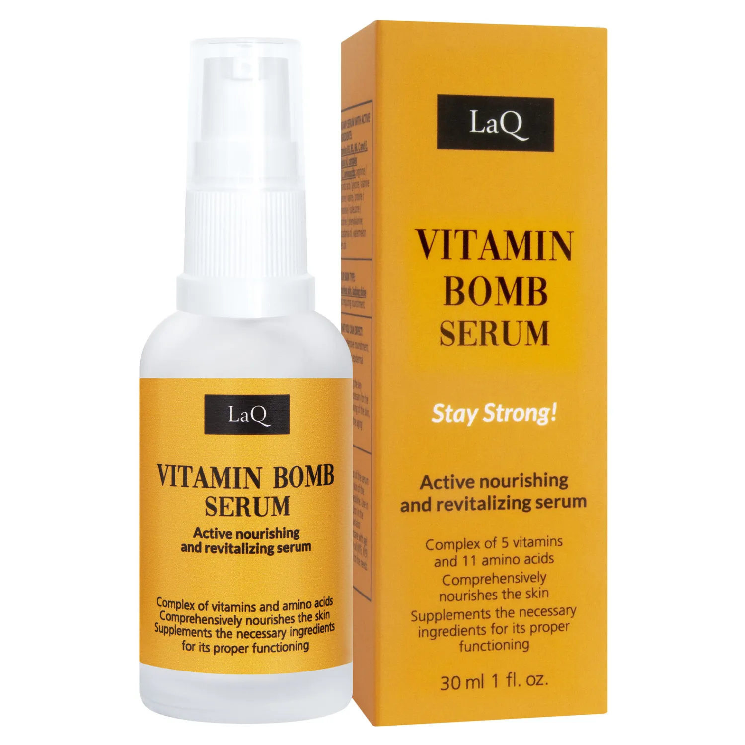 LaQ Vitamin Bomb sérum visage 30 ml niacinamide vitamine C