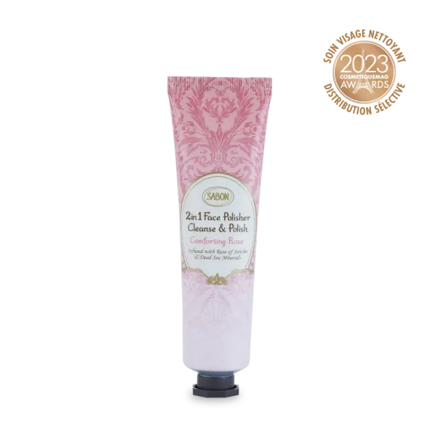 Sabon Rose nettoyant exfoliant visage 60ml éclat