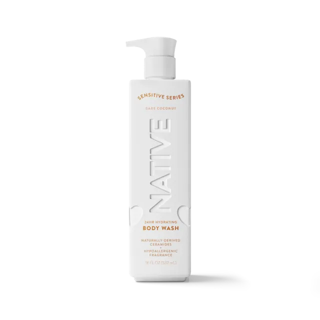 Native Sensitive Series gel douche Bare Coconut hydratant 532 ml
