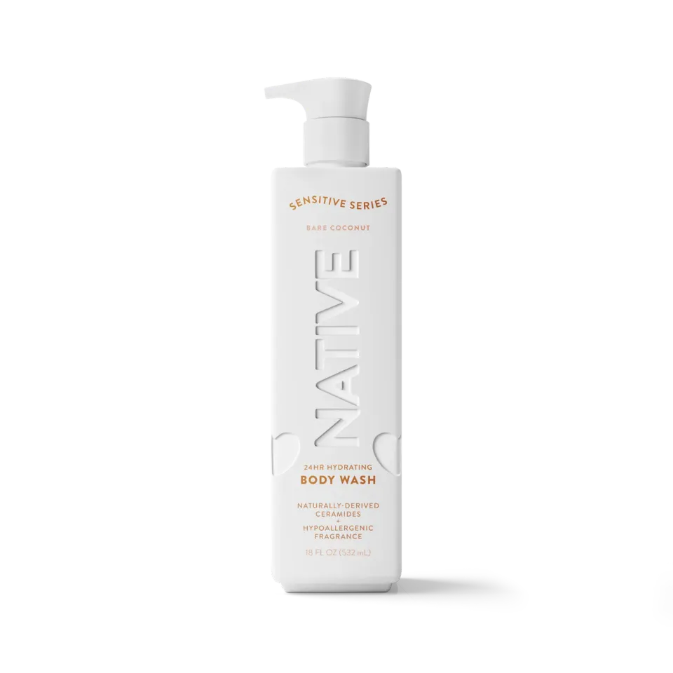 Native Sensitive Series gel douche Bare Coconut hydratant 532 ml